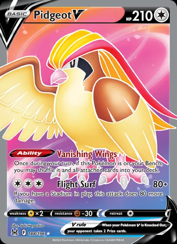 Pidgeot V — Lost Origin, Ultra Rare