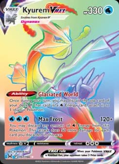 Kyurem VMAX — Lost Origin — Secret Rare
