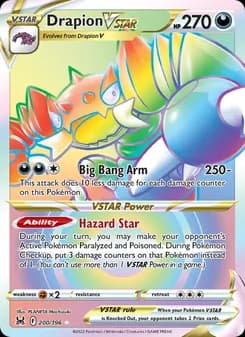 Drapion VSTAR — Lost Origin — Secret Rare