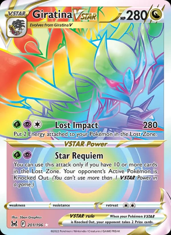 Giratina VSTAR — Lost Origin, Secret Rare