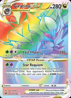 Giratina VSTAR — Lost Origin — Secret Rare