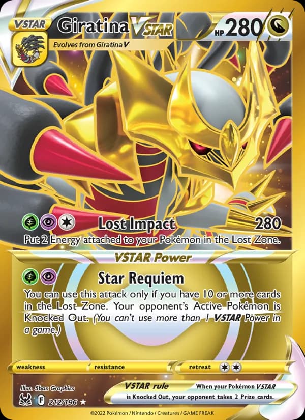 Giratina VSTAR — Lost Origin, Secret Rare