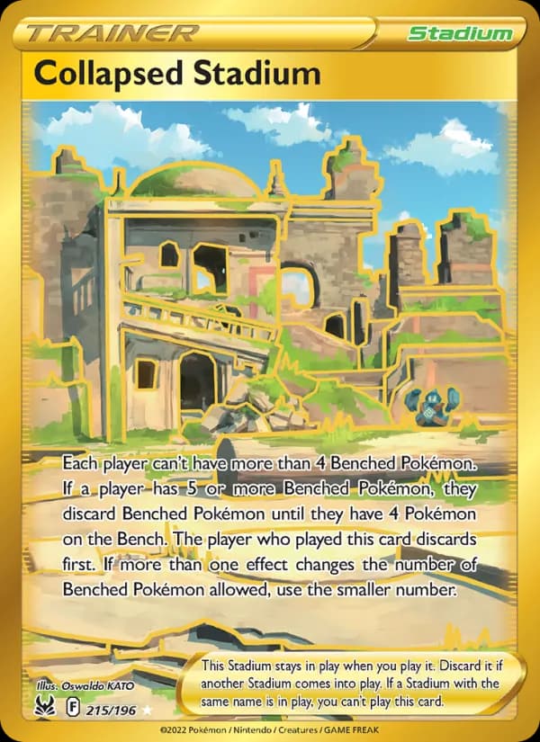 Collapsed Stadium — Lost Origin, Secret Rare