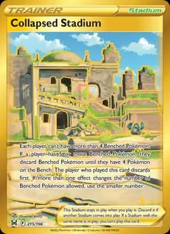 Collapsed Stadium — Lost Origin — Secret Rare