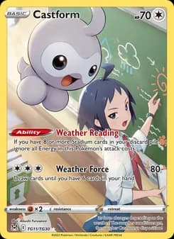 Castform — Lost Origin — Rare