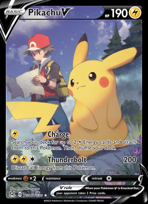 Pikachu V — Lost Origin, Ultra Rare