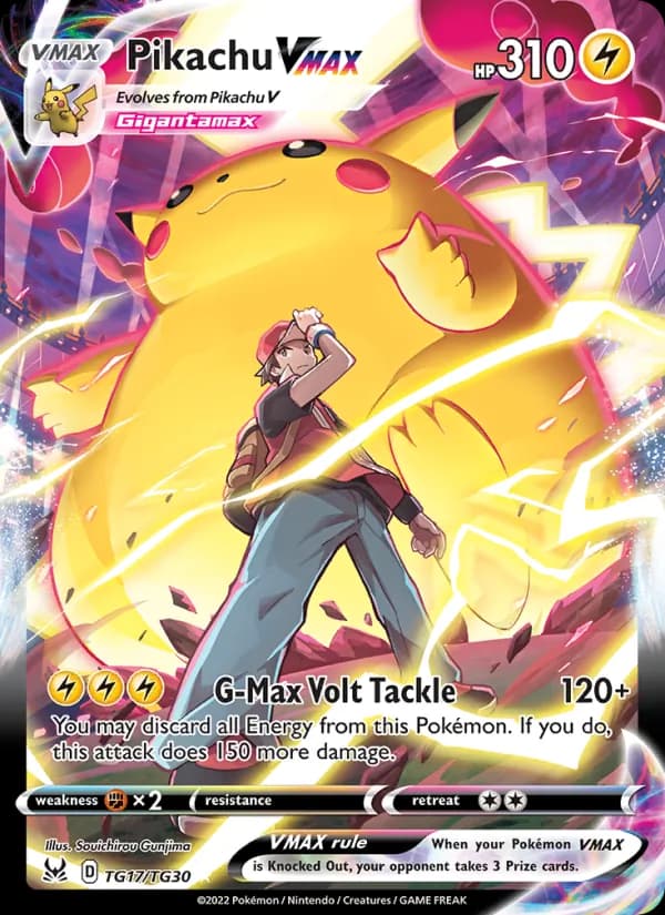 Pikachu VMAX — Lost Origin, Ultra Rare