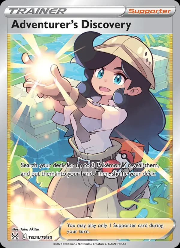 Adventurer's Discovery — Lost Origin, Ultra Rare