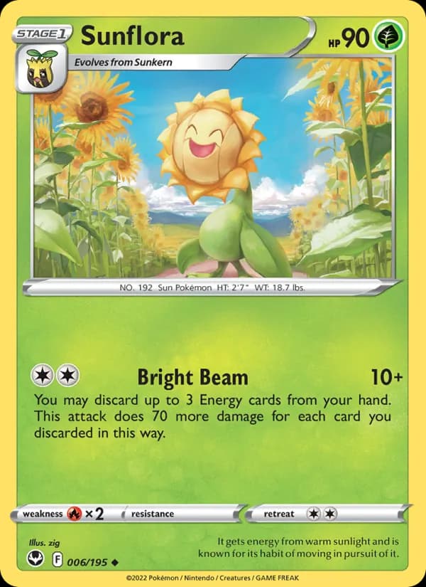 Sunflora — Silver Tempest, Uncommon