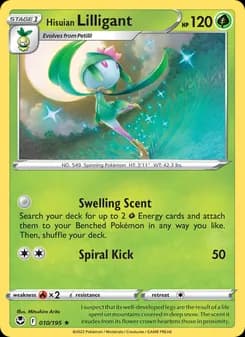 Hisuian Lilligant — Silver Tempest — Rare