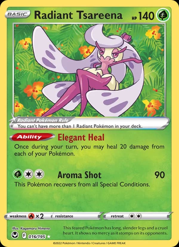 Radiant Tsareena — Silver Tempest, Radiant Rare