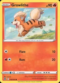 Growlithe — Silver Tempest
