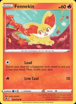 Fennekin — Silver Tempest — Common