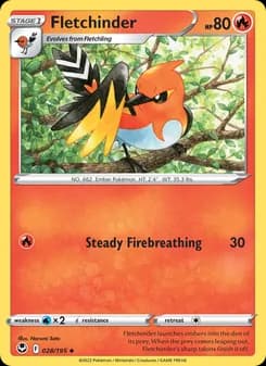 Fletchinder — Silver Tempest — Uncommon