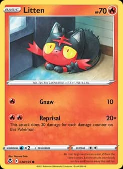 Litten — Silver Tempest — Common