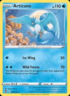 Articuno — Silver Tempest — Holo Rare