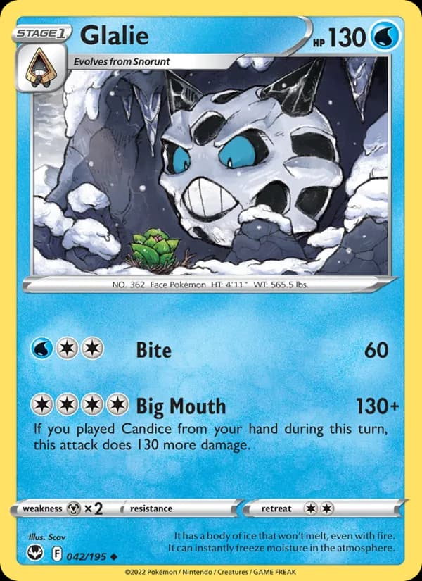 Glalie — Silver Tempest, Uncommon