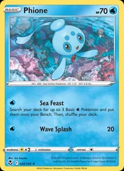 Phione — Silver Tempest — Rare