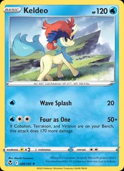 Keldeo — Silver Tempest — Rare