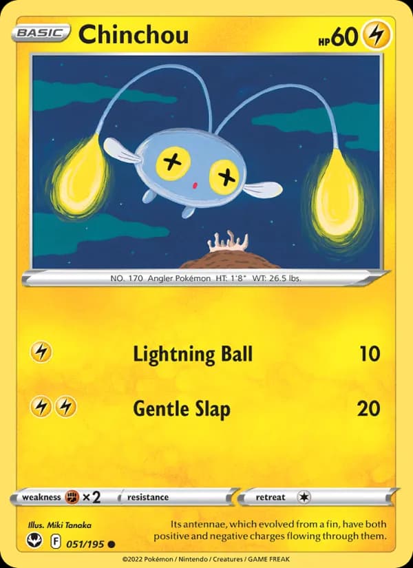 Chinchou — Silver Tempest, Common