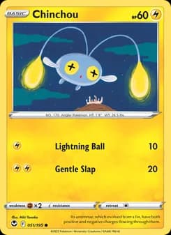 Chinchou — Silver Tempest — Common
