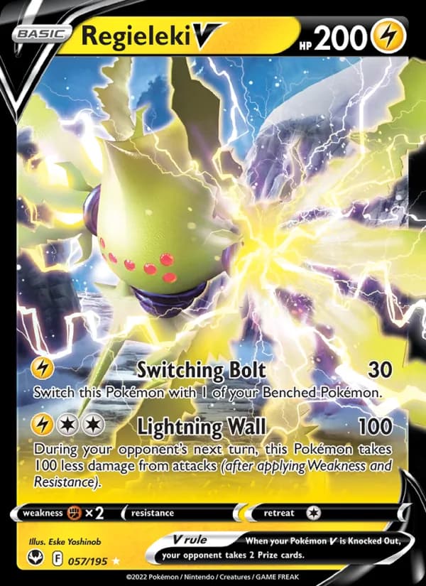 Regieleki V — Silver Tempest, Holo Rare V