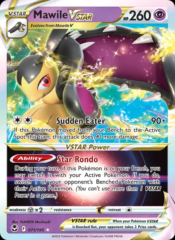 Mawile VSTAR — Silver Tempest, Holo Rare VSTAR