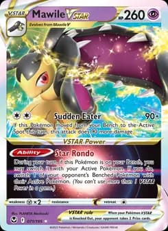 Mawile VSTAR — Silver Tempest — Holo Rare VSTAR