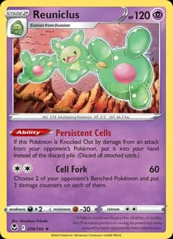 Reuniclus — Silver Tempest — Holo Rare