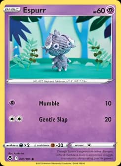 Espurr — Silver Tempest — Common