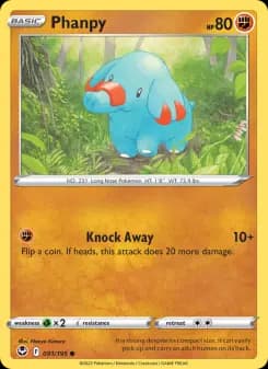 Phanpy — Silver Tempest — Common