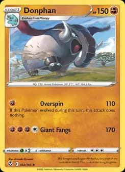 Donphan — Silver Tempest — Uncommon