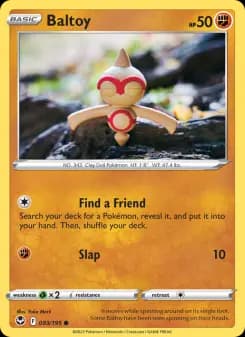 Baltoy — Silver Tempest — Common