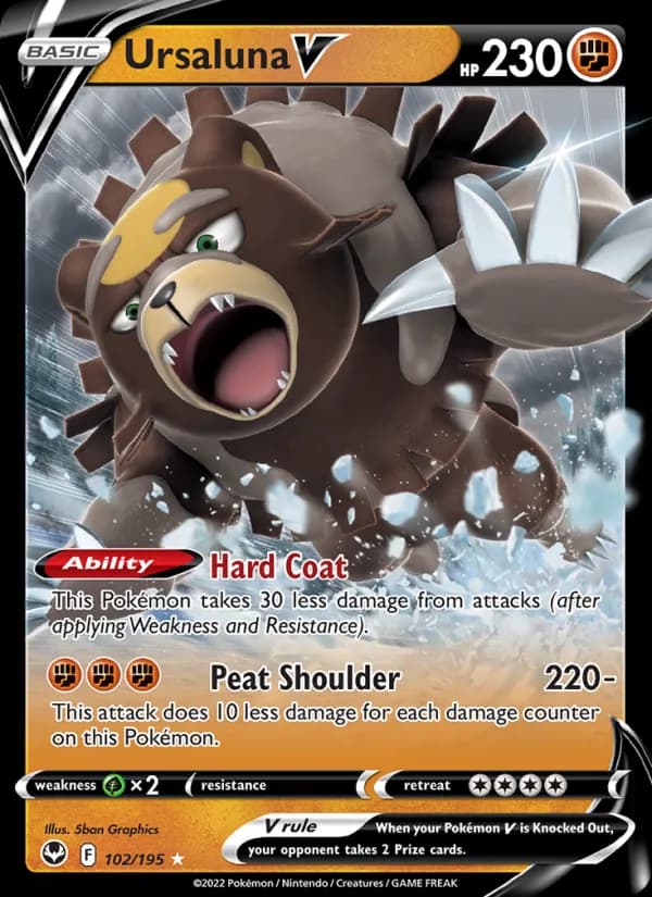 Ursaluna V — Silver Tempest, Holo Rare V