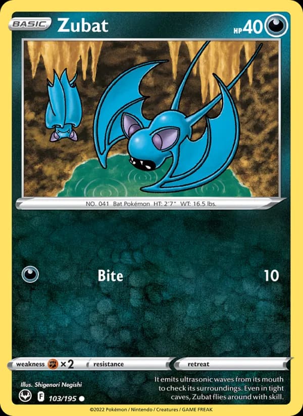 Zubat — Silver Tempest, Common