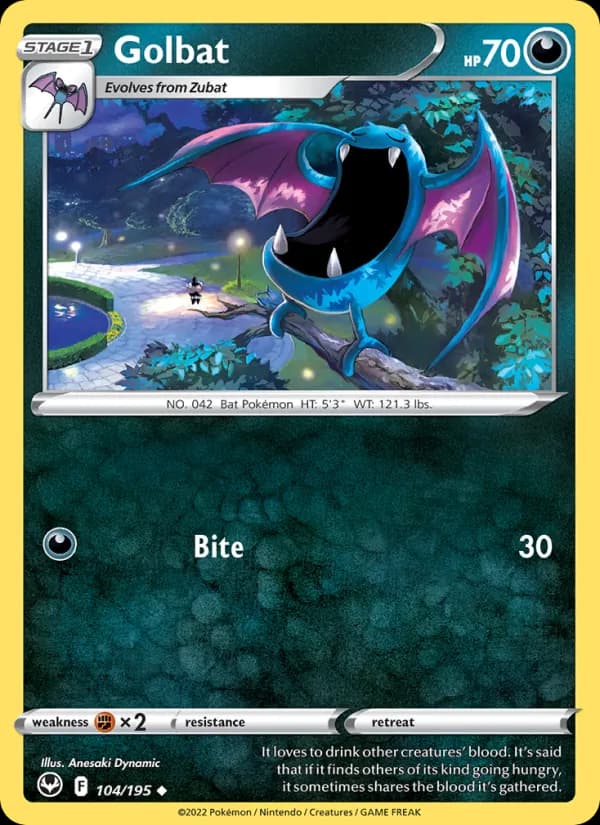 Golbat — Silver Tempest, Uncommon