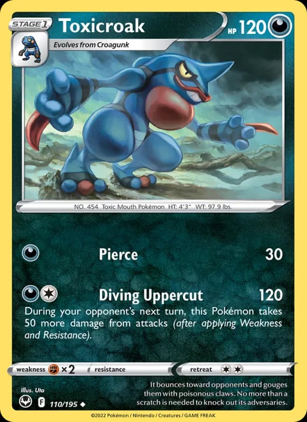 Toxicroak — Silver Tempest, Uncommon