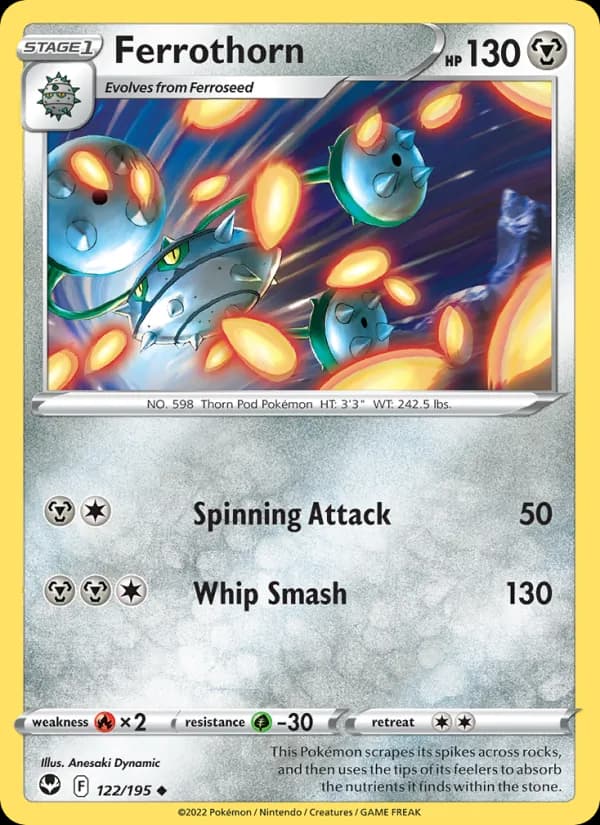 Ferrothorn — Silver Tempest, Uncommon