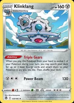 Klinklang — Silver Tempest — Rare