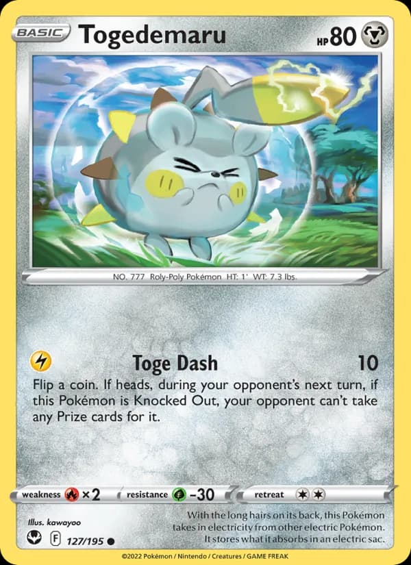 Togedemaru — Silver Tempest, Common