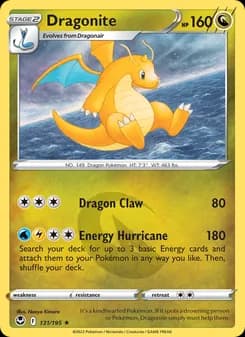 Dragonite — Silver Tempest — Holo Rare