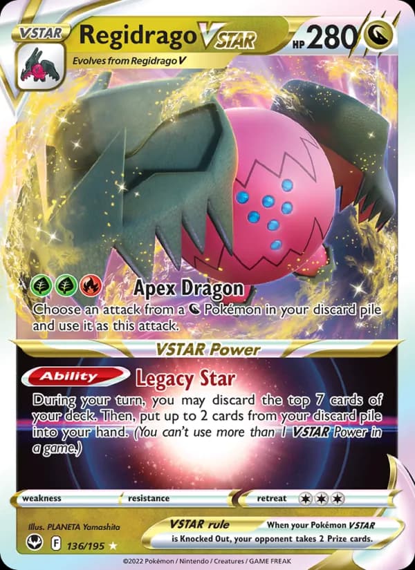Regidrago VSTAR — Silver Tempest, Holo Rare VSTAR