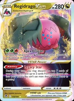 Regidrago VSTAR — Silver Tempest — Holo Rare VSTAR