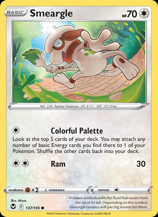 Smeargle — Silver Tempest, Common
