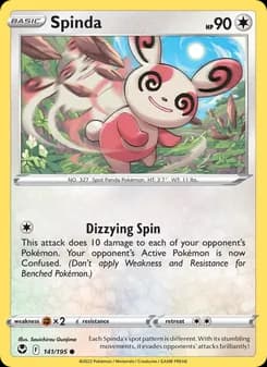 Spinda — Silver Tempest — Common