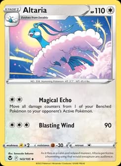 Altaria — Silver Tempest — Uncommon