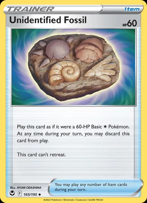 Unidentified Fossil — Silver Tempest, Uncommon
