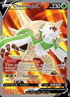 Chesnaught V — Silver Tempest — Ultra Rare