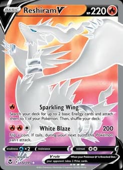 Reshiram V — Silver Tempest — Ultra Rare