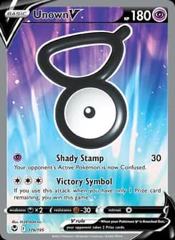 Unown V — Silver Tempest — Ultra Rare